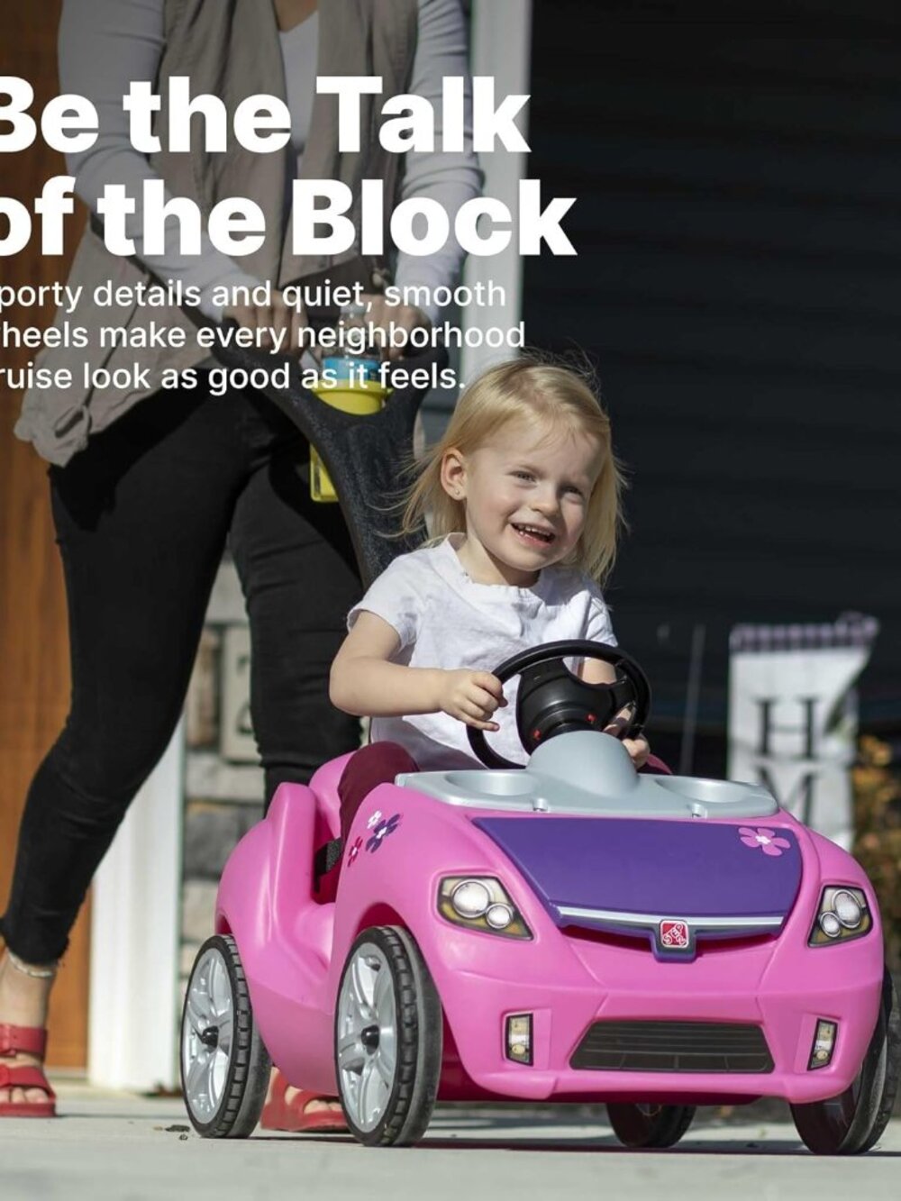 Whisper Ride II Kids Push Cars, Ride On Car, Seat Belt, Horn, Toddlers Ages 1.5 - Picture 5 of 9